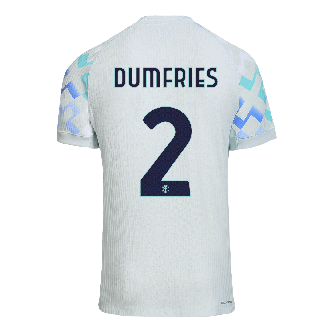 Camiseta Auténtica Dumfries #2 Inter Milan 2025/26 Segunda Equipación - Versión Jugador - Vista 8