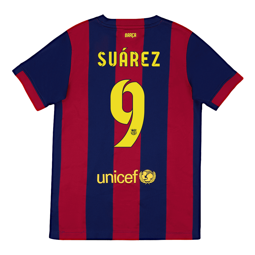 Camiseta Retro 2014/15 Suárez #9 Barcelona Primera Equipación