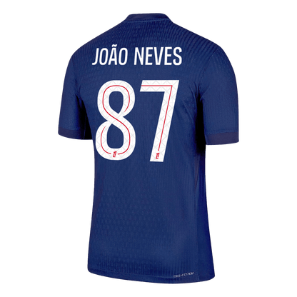 Camiseta Auténtica João Neves #87 PSG 2025/26 Primera Equipación - Versión Jugador - Vista 8