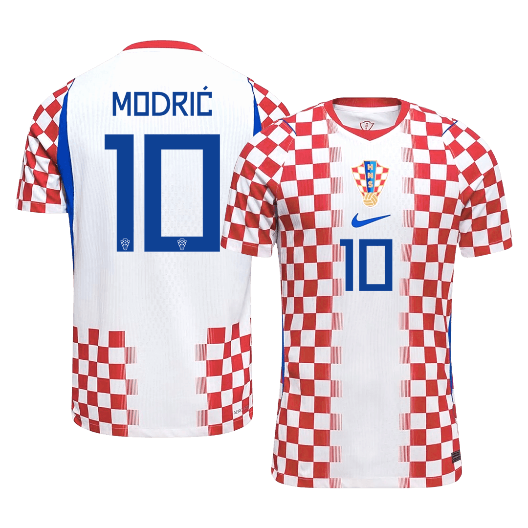Camiseta Auténtica Modrić #10 Croacia 2026 Primera Equipación Copa del Mundo - Versión Jugador