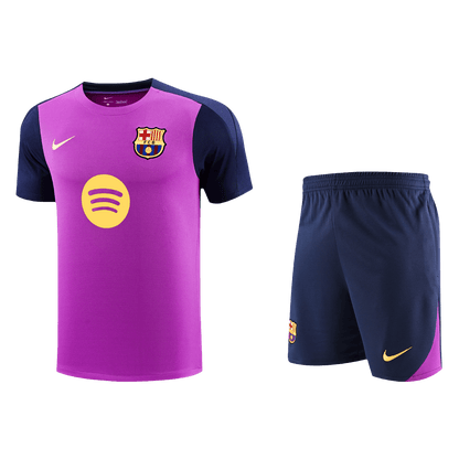 Conjunto Barcelona 2025/26 Pre-Partido Entrenamiento Hombre - Versión Hincha - Vista 2