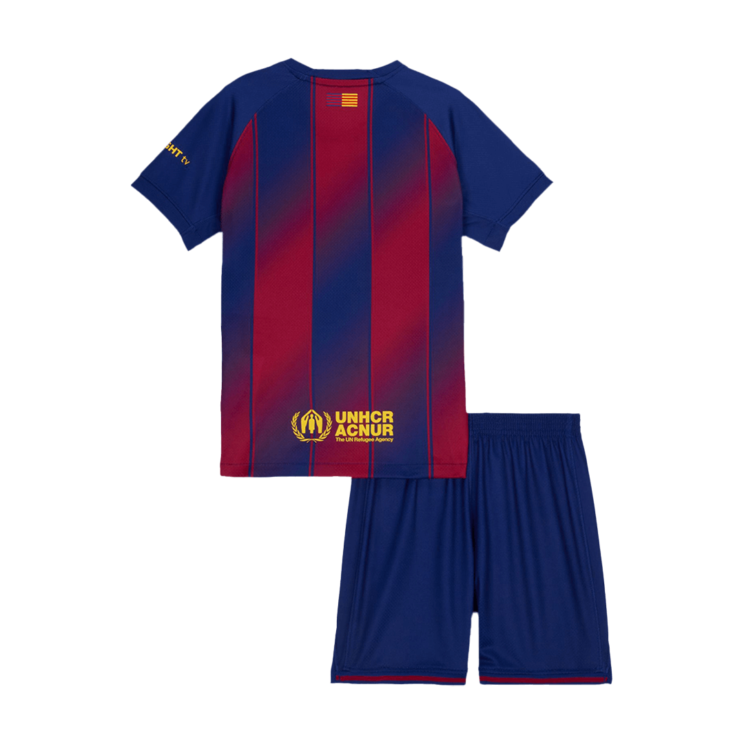 Miniconjunto Barcelona 2025/26 Primera Equipación Niño (Camiseta + Pantalón Corto)