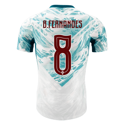 Camiseta Auténtica B. Fernandes #8 Portugal 2026 Segunda Equipación Copa del Mundo - Versión Jugador - Vista 8