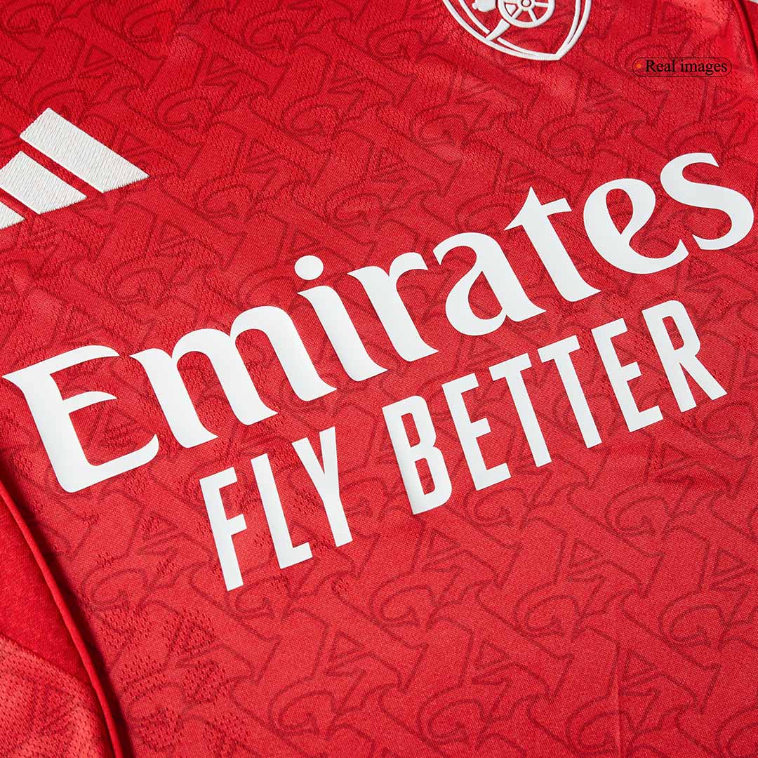 Camiseta Auténtica Saliba #2 Arsenal 2025/26 Primera Equipación - Versión Jugador - Vista 5