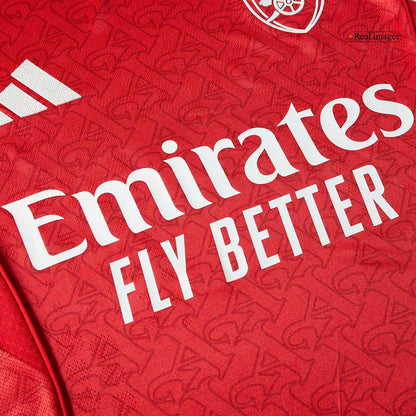 Camiseta Auténtica Saliba #2 Arsenal 2025/26 Primera Equipación - Versión Jugador - Vista 5