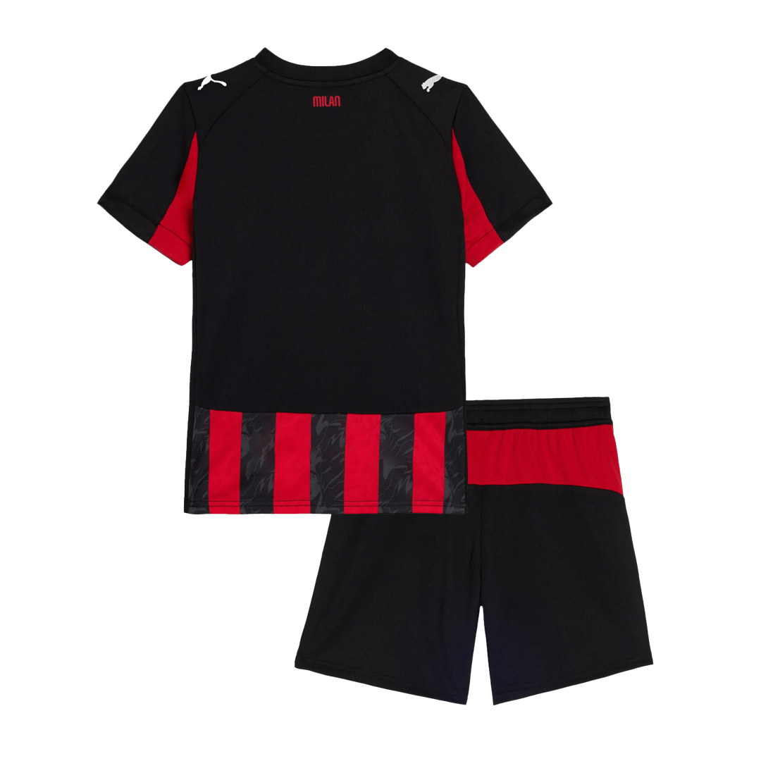 Miniconjunto AC Milan 2025/26 Primera Equipación Niño
