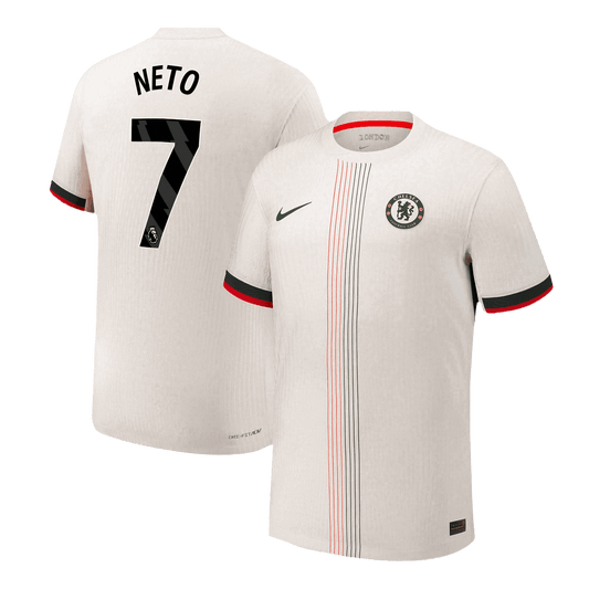 Camiseta Auténtica Neto #7 Chelsea 2025/26 Segunda Equipación - Versión Jugador