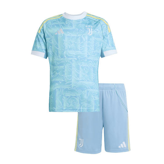Conjunto Infantil Juventus 2025/26 Segunda Equipación