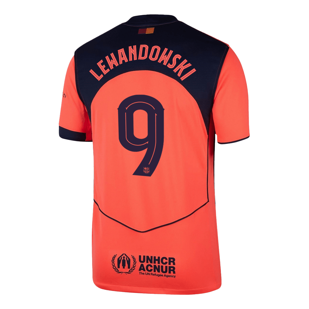 UCL Camiseta Lewandowski #9 Barcelona 2025/26 Tercera Equipación - Versión Hincha - imagen 11