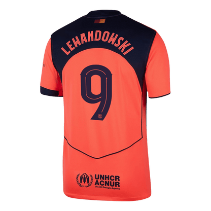 UCL Camiseta Lewandowski #9 Barcelona 2025/26 Tercera Equipación - Versión Hincha - imagen 11