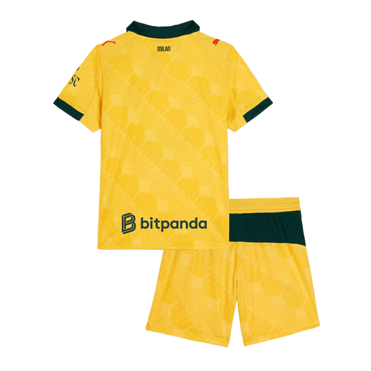 Conjunto Infantil AC Milan 2025/26 Tercera Equipación