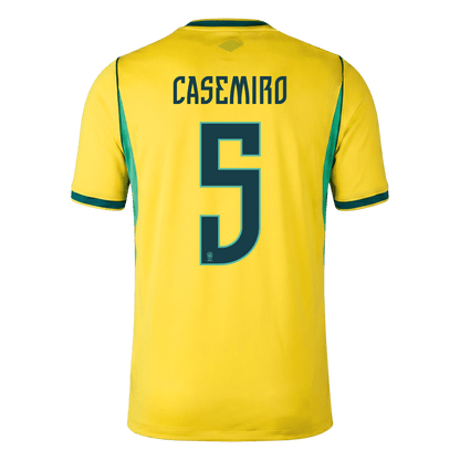 Camiseta Casemiro #5 Brasil 2026 Primera Equipación Copa del Mundo - Versión Hincha - Vista 4