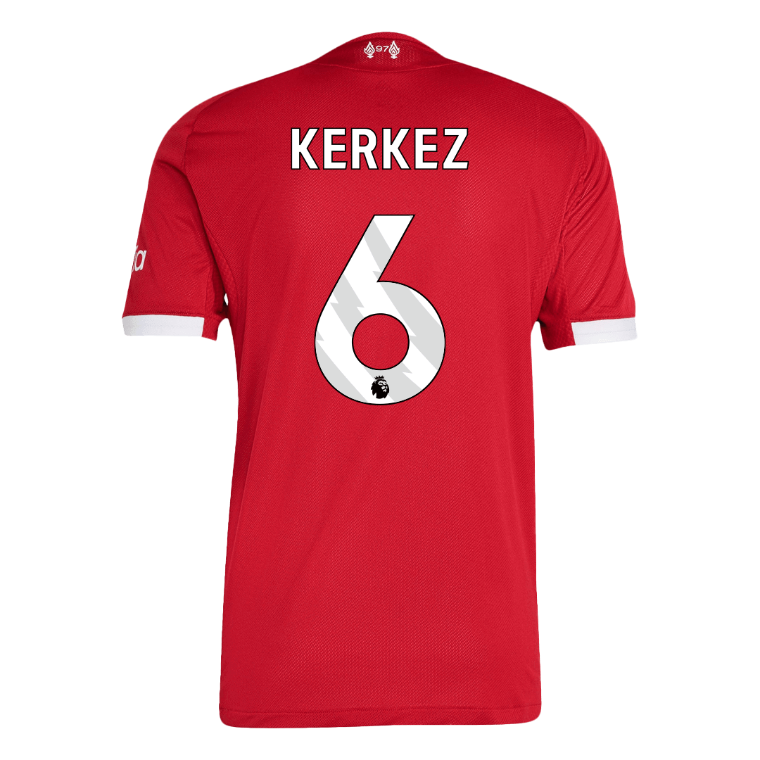 Camiseta Auténtica Kerkez #6 Liverpool 2025/26 Primera Equipación - Versión Jugador