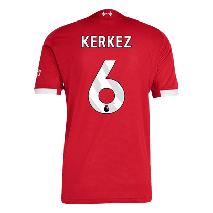 Camiseta Auténtica Kerkez #6 Liverpool 2025/26 Primera Equipación - Versión Jugador