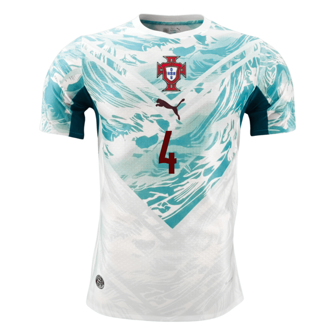 Camiseta Auténtica Rúben Dias #4 Portugal 2026 Segunda Equipación Copa del Mundo - Versión Jugador - Vista 7