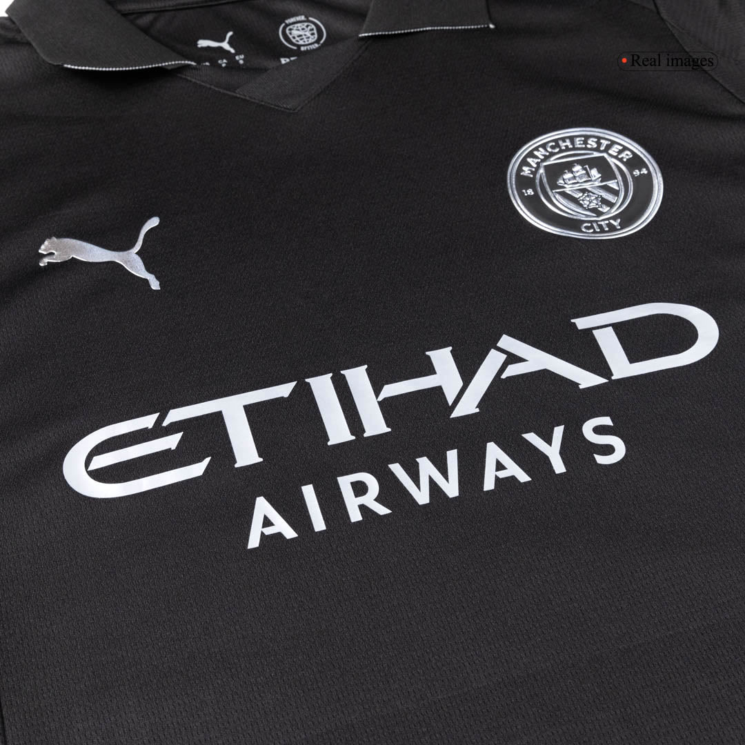 Camiseta Reijnders #4 Manchester City 2025/26 Segunda Equipación - Versión Hincha - Vista 3