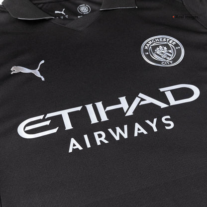 Camiseta Cherki #10 Manchester City 2025/26 Segunda Equipación - Versión Hincha - Vista 3