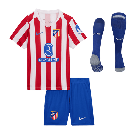 Conjunto Infantil Completo Atletico de Madrid 2025/26 Primera Equipación