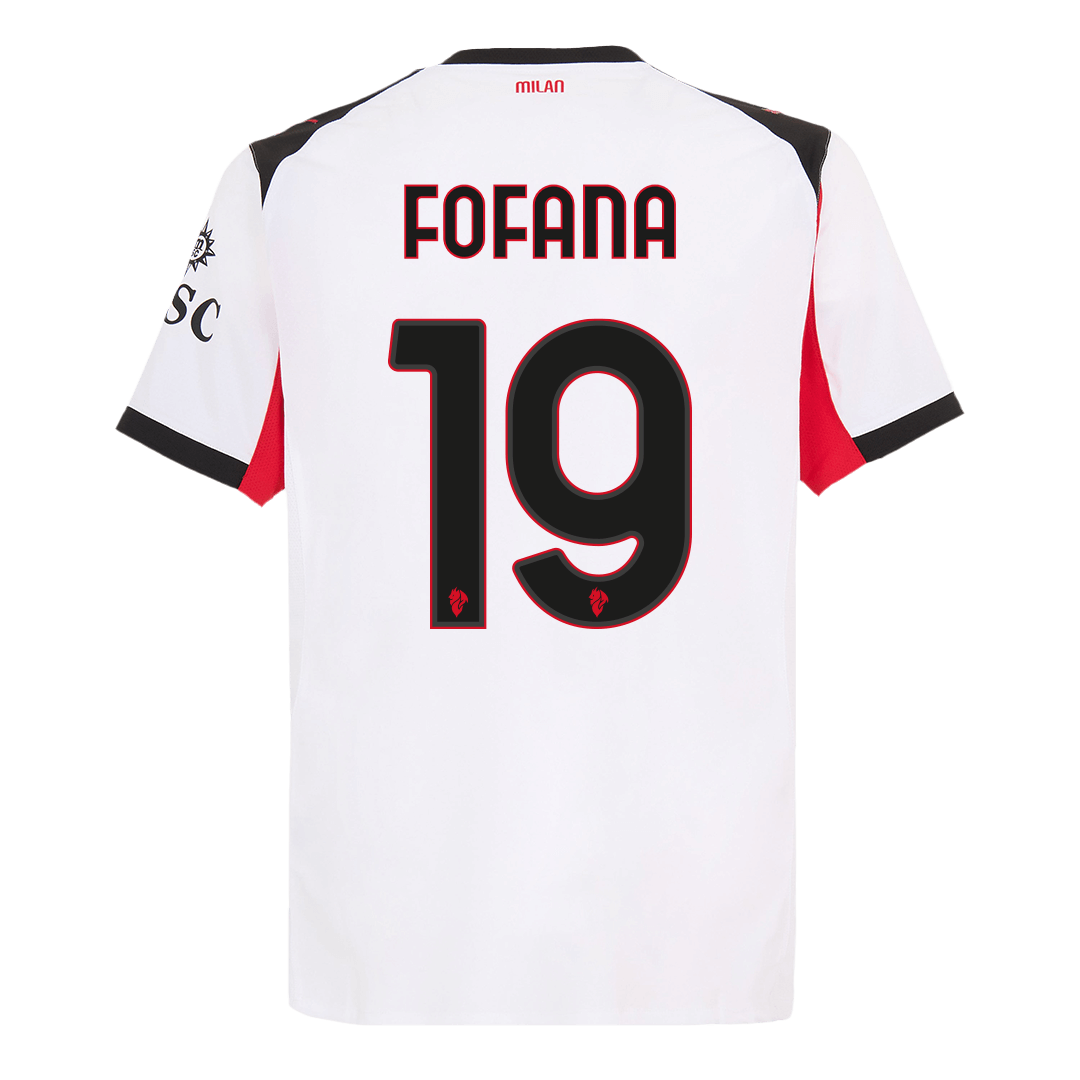 Camiseta Auténtica Fofana #19 AC Milan 2025/26 Segunda Equipación - Versión Jugador - imagen 12