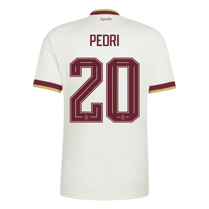 Camiseta PEDRI #20 Spain 2026 Segunda Equipación Copa del Mundo - Versión Hincha