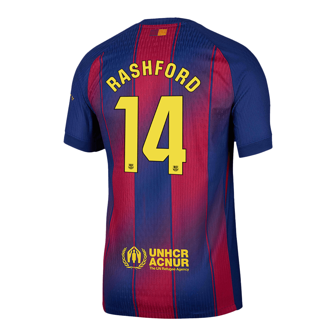 Camiseta Auténtica Rashford #14 Barcelona 2025/26 Primera Equipación - Versión Jugador - imagen 13