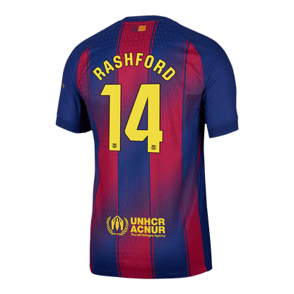 Camiseta Auténtica Rashford #14 Barcelona 2025/26 Primera Equipación - Versión Jugador - imagen 13