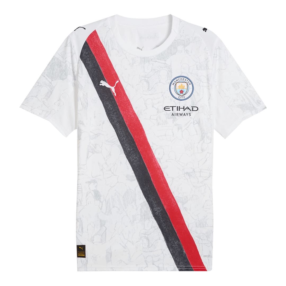 Camiseta Haaland #9 Manchester City 2025/26 Copa Mundial de Clubes Hombre - Versión Hincha - Vista 2