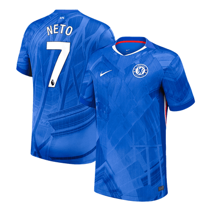 Camiseta Neto #7 Chelsea 2025/26 Primera Equipación - Versión Hincha (Calidad Premium)