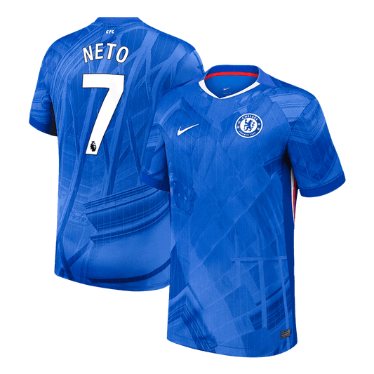 Camiseta Neto #7 Chelsea 2025/26 Primera Equipación - Versión Hincha (Calidad Premium)