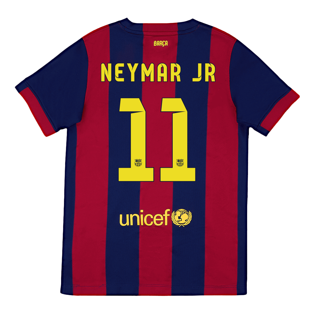 Camiseta Retro 2014/15 Neymar Jr. #11 Barcelona Primera Equipación