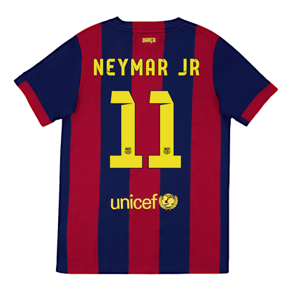 Camiseta Retro 2014/15 Neymar Jr. #11 Barcelona Primera Equipación
