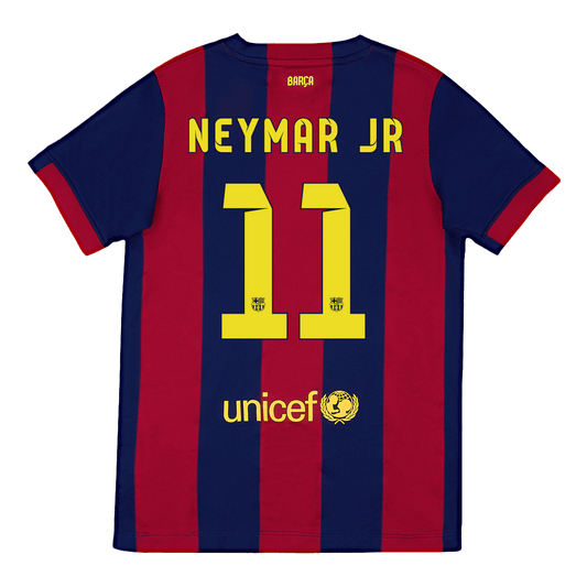 Camiseta Retro 2014/15 Neymar Jr. #11 Barcelona Primera Equipación