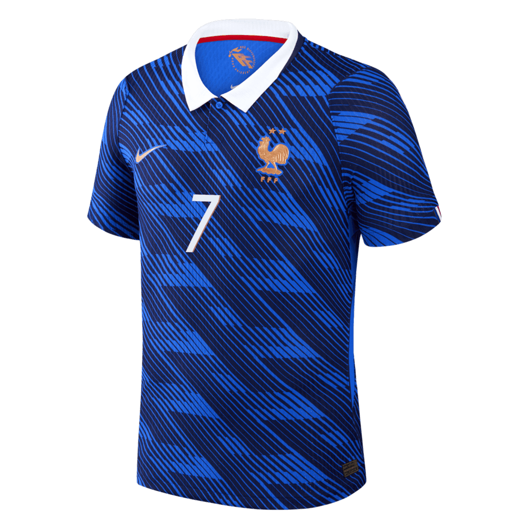 Camiseta Auténtica Dembele #7 Francia 2026 Primera Equipación Copa del Mundo - Versión Jugador - Vista 7