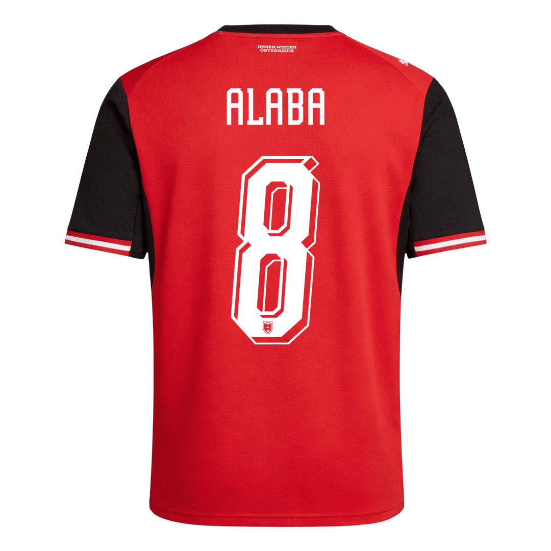 Camiseta Alaba #8 Austria 2026 Primera Equipación Copa del Mundo - Versión Hincha - Vista 8