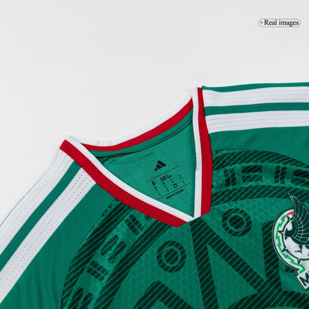 Camiseta Auténtica Raúl #9 México 2026 Primera Equipación Copa del Mundo - Versión Jugador - Vista 7