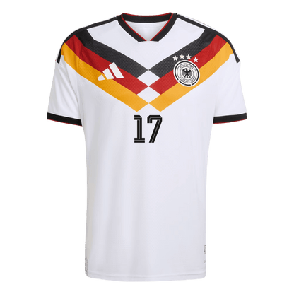 Camiseta Auténtica Wirtz #17 Alemania 2026 Primera Equipación Copa del Mundo - Versión Jugador - Vista 8