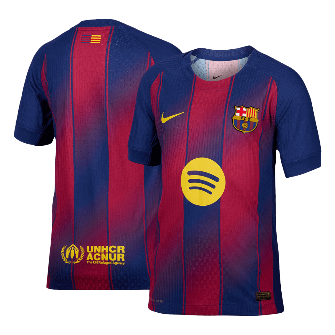Camiseta Auténtica Barcelona 2025/26 Primera Equipación - Versión Jugador