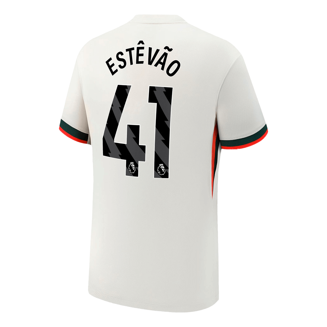 Camiseta Estêvão #41 Chelsea 2025/26 Segunda Equipación - Versión Hincha - Vista 8