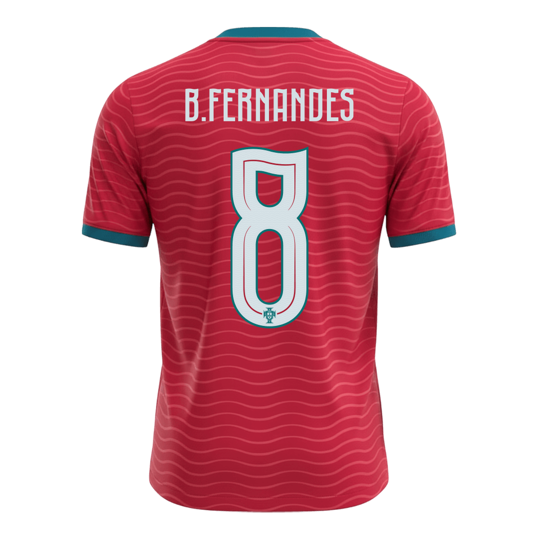 Camiseta B. Fernandes #8 Portugal 2026 Primera Equipación Copa del Mundo - Versión Hincha - Vista 7