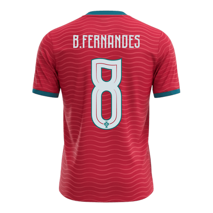 Camiseta B. Fernandes #8 Portugal 2026 Primera Equipación Copa del Mundo - Versión Hincha - Vista 7