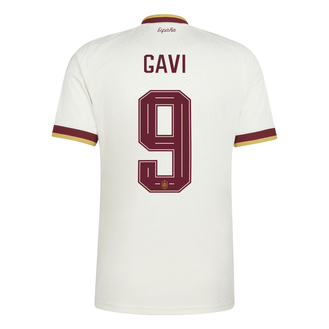Camiseta Gavi #9 España 2026 Segunda Equipación Copa del Mundo - Versión Hincha - Vista 2