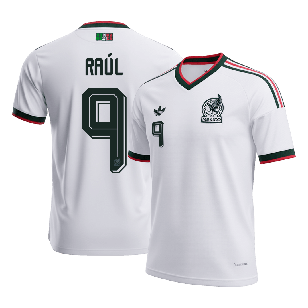 Camiseta Raúl #9 México 2026 Segunda Equipación Copa del Mundo - Versión Hincha