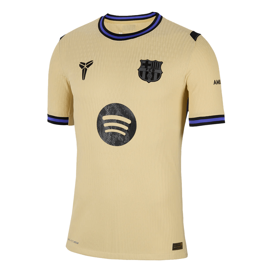 UCL Camiseta Auténtica Rashford #14 Barcelona 2025/26 Segunda Equipación - Versión Jugador - Vista 2