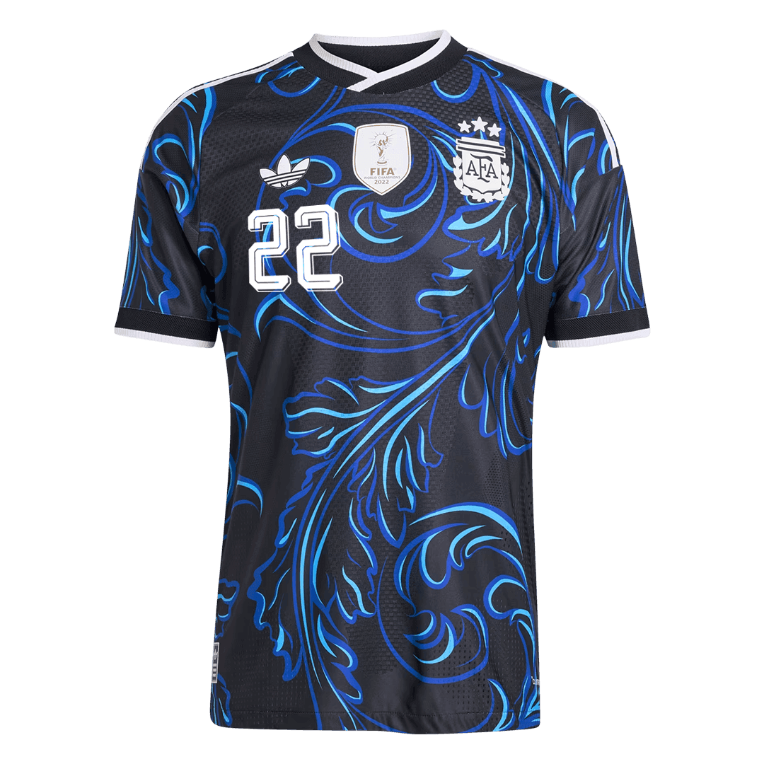 Camiseta Auténtica L. Martínez #22 Argentina 2026 Segunda Equipación Copa del Mundo - Versión Jugador - Vista 7