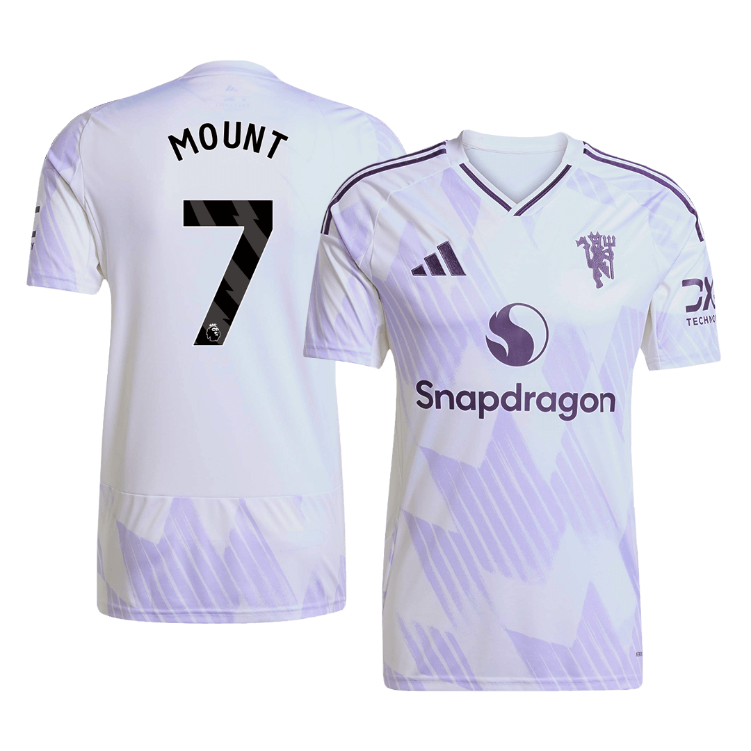 Camiseta Mount #7 Manchester United 2025/26 Segunda Equipación - Versión Hincha