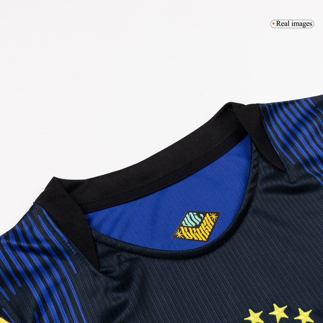 Camiseta Marquinhos #4 Brasil 2026 Segunda Equipación Copa del Mundo - Versión Hincha - Vista 6
