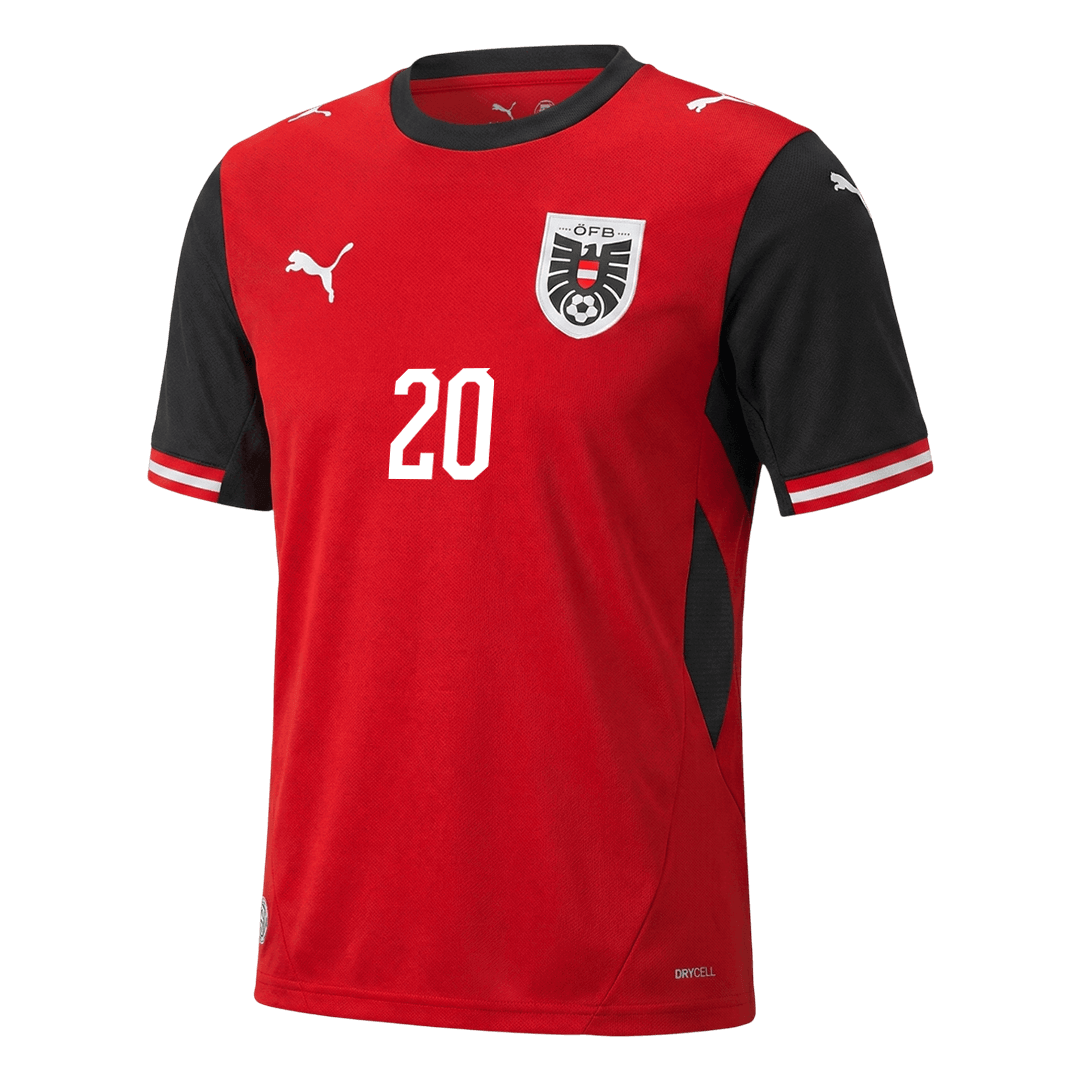 Camiseta Laimer #20 Austria 2026 Primera Equipación Copa del Mundo - Versión Hincha - Vista 9