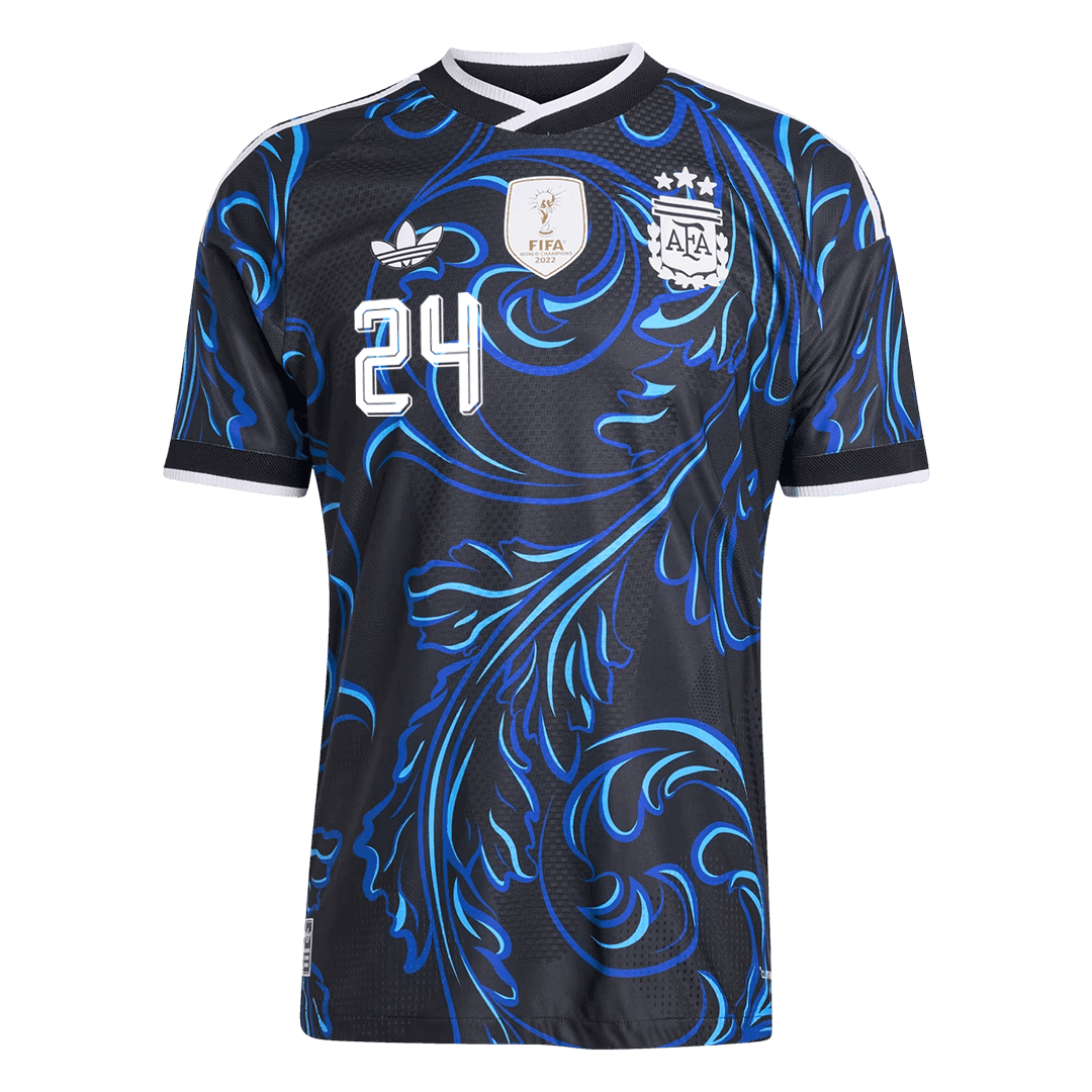 Camiseta Auténtica E. Fernández #24 Argentina 2026 Segunda Equipación Copa del Mundo - Versión Jugador - Vista 7