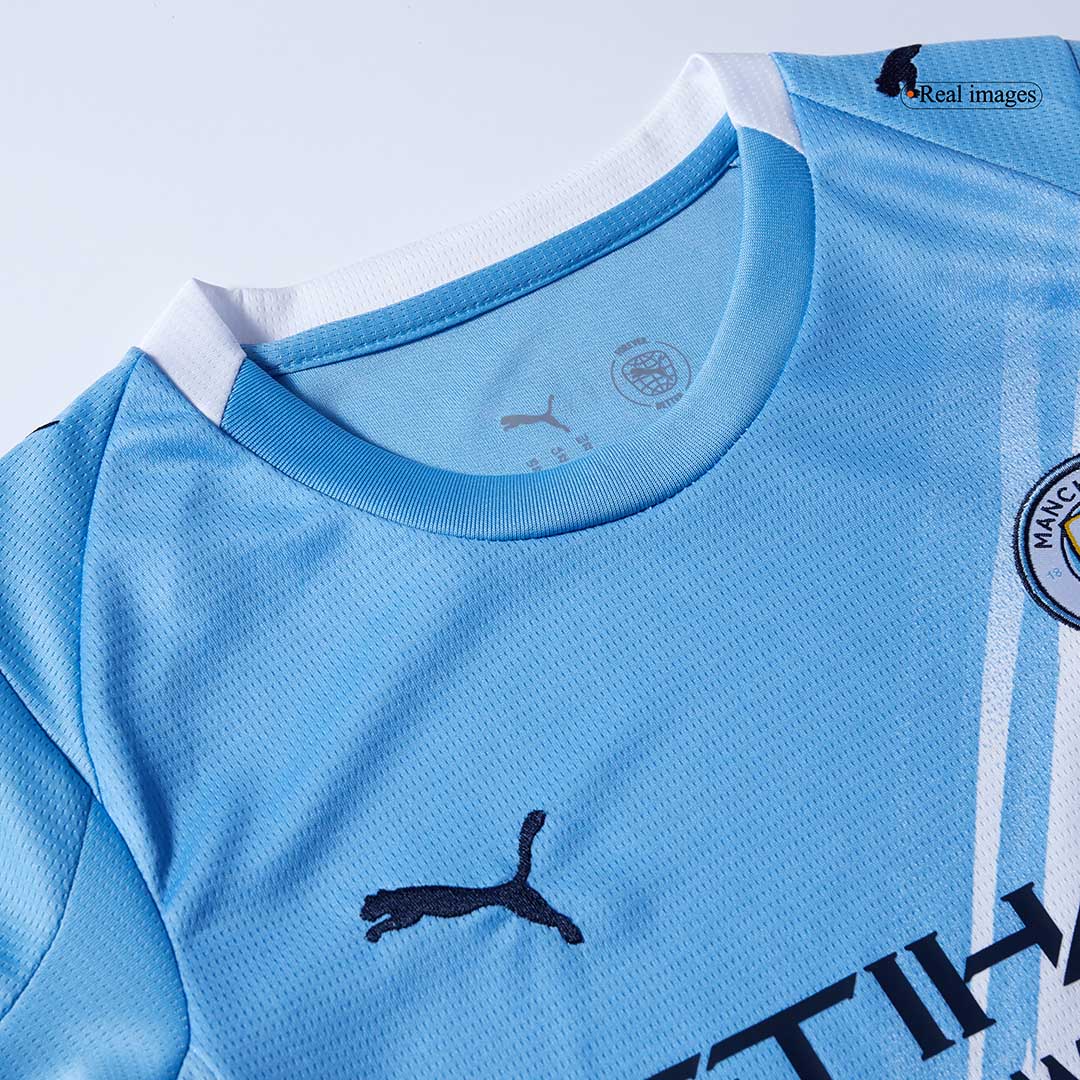 Miniconjunto Manchester City 2025/26 Local Niño (Camiseta + Pantalón Corto) - imagen 11