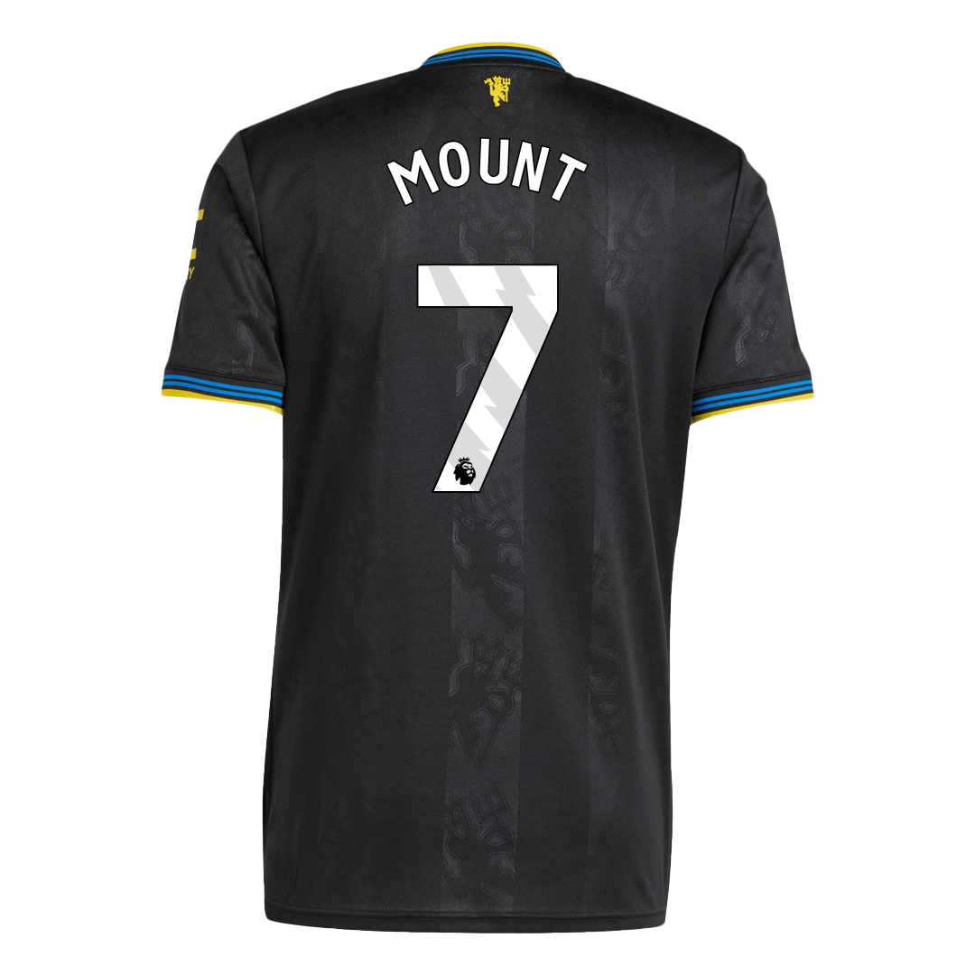 Camiseta Mount #7 Manchester United 2025/26 Tercera Equipación - Versión Hincha - Vista 9
